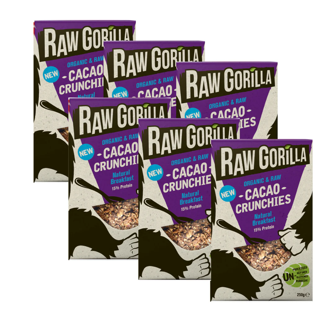 Cacao Crunchies -  - Raw Gorilla 3 Crunchies (£5.33 each)