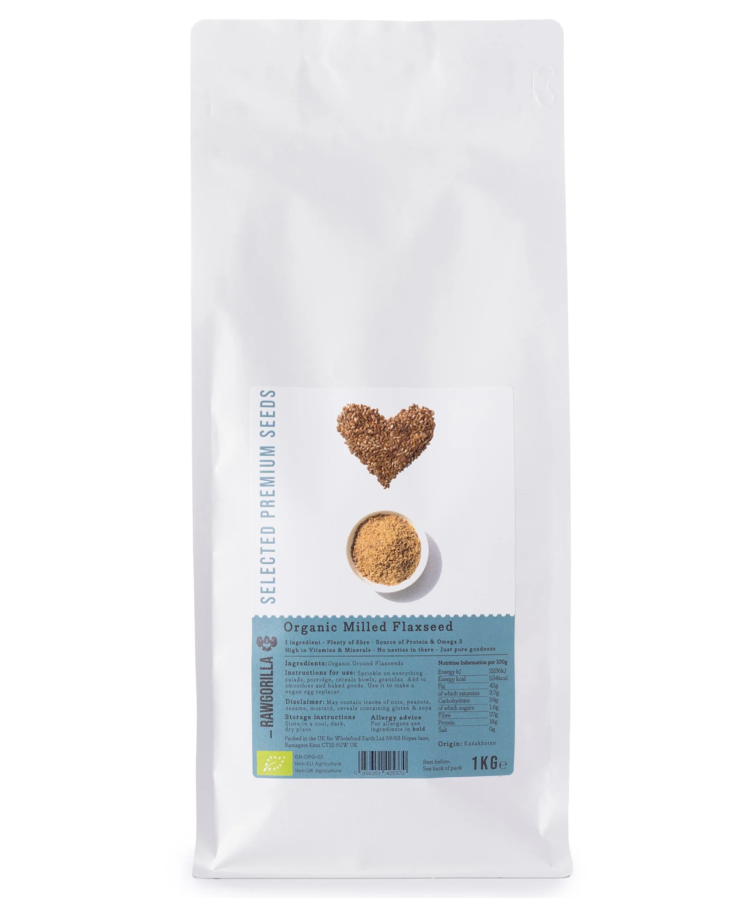 Organic Milled Flaxseeds - RAWGORILLA