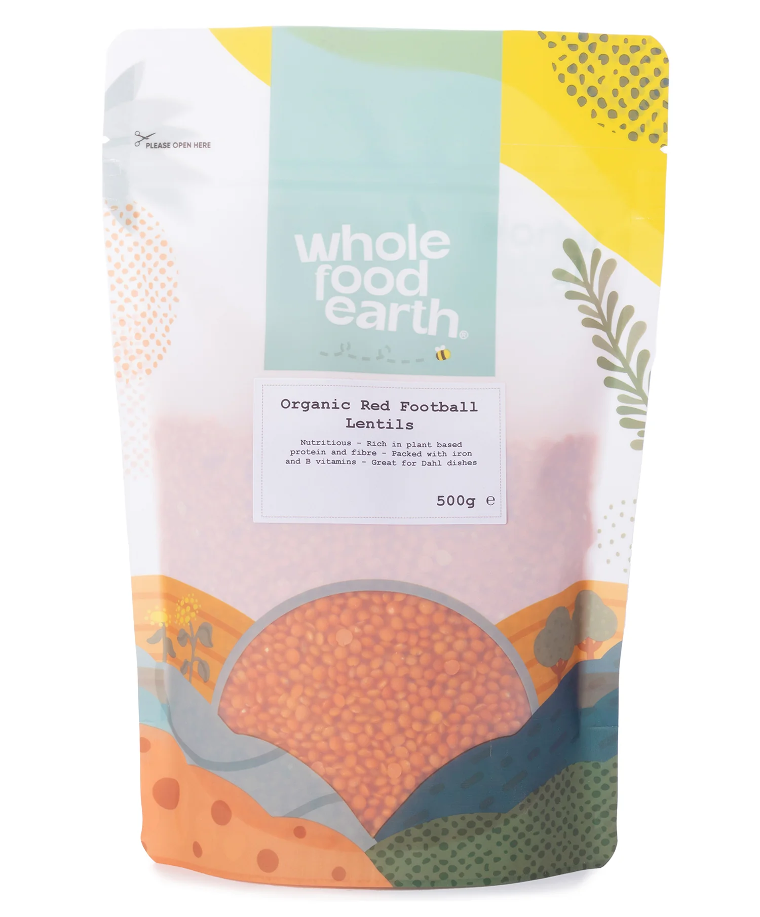 Organic Red Football Lentils