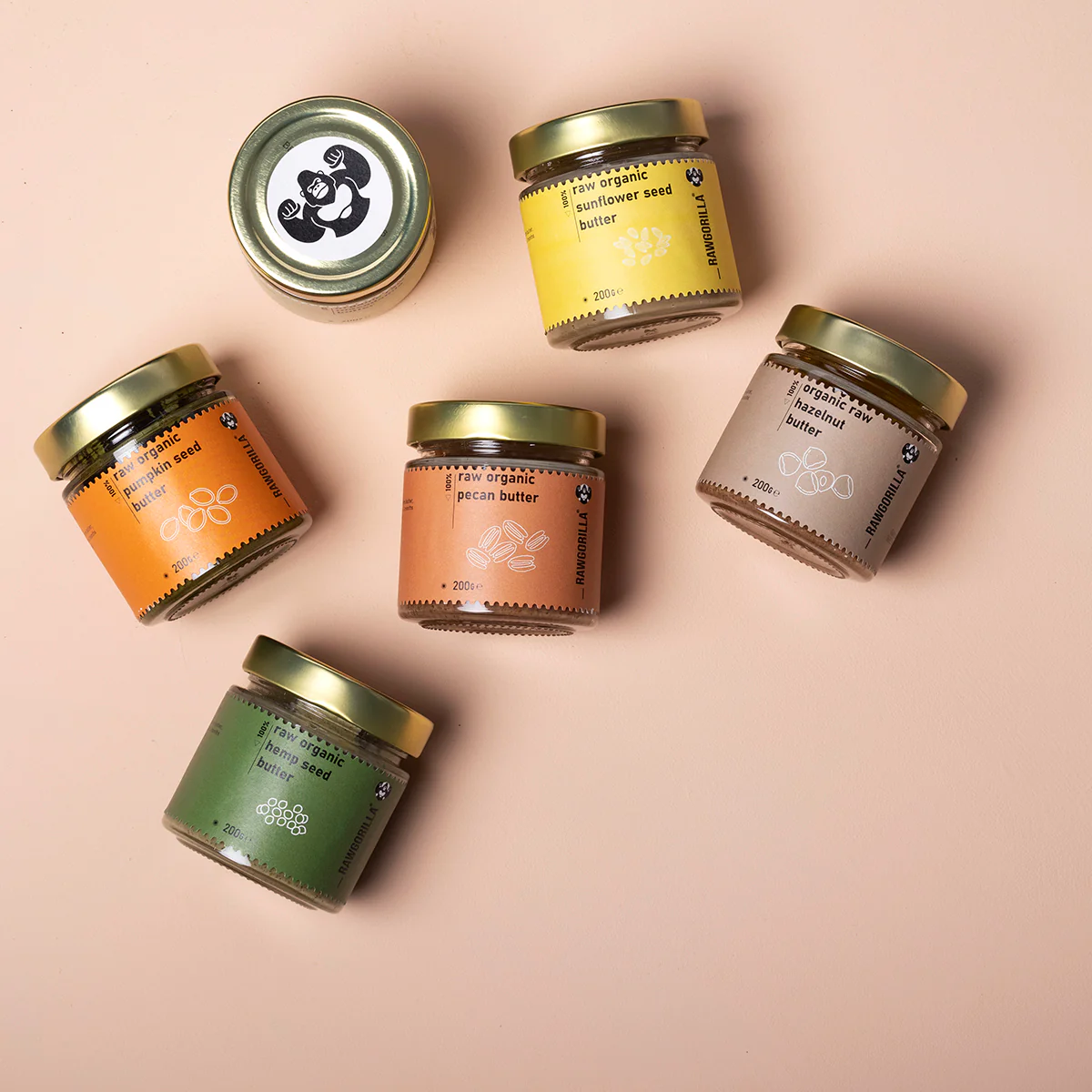 Organic Nut & Seed Butter Selection Box - RAWGORILLA