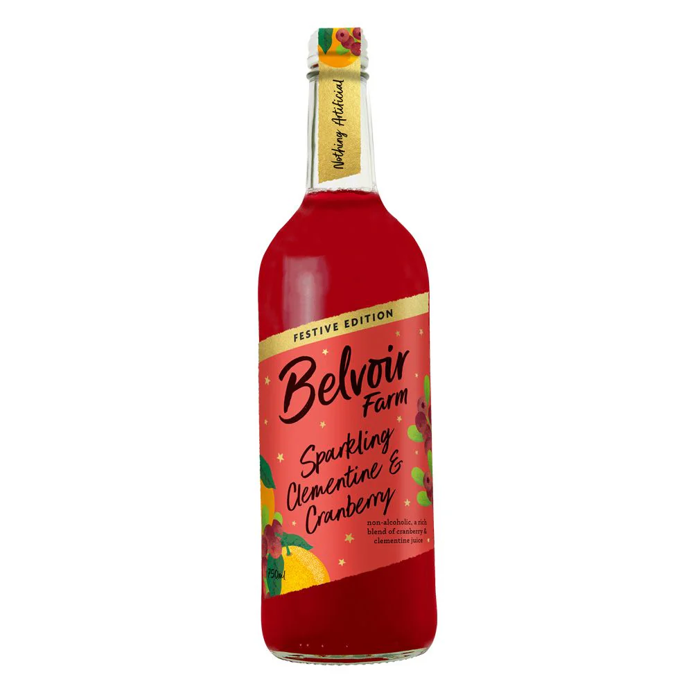Sparkling Clementine and Cranberry - Belvoir Farm - 750ml