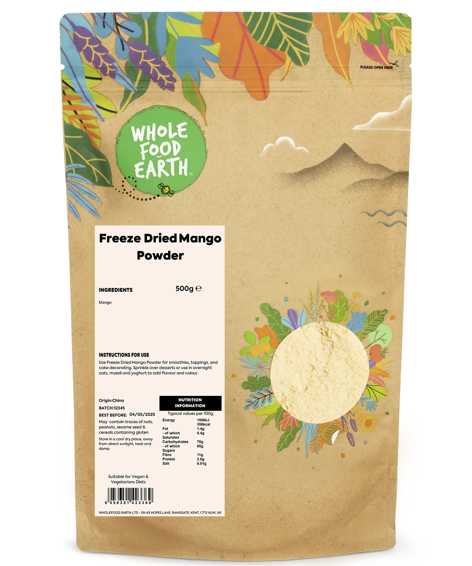 Freeze Dried&nbsp;Mango Powder
