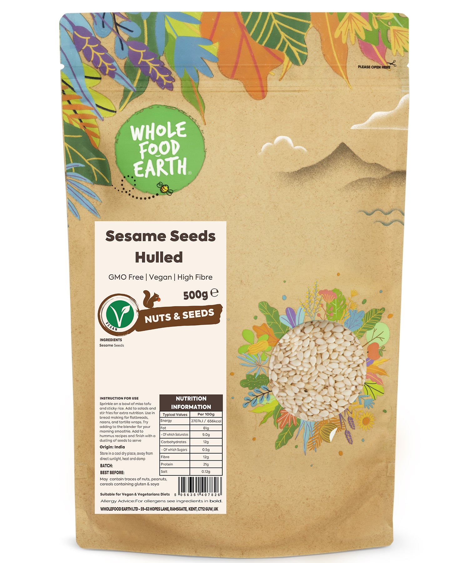Sesame Seeds Hulled