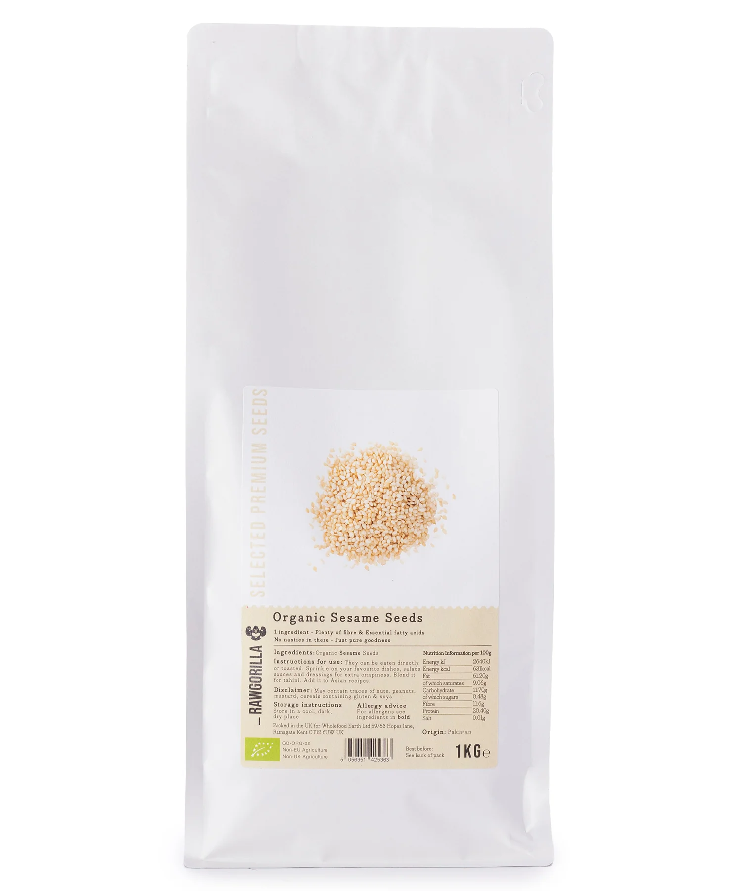 Organic Sesame Seeds - RAWGORILLA