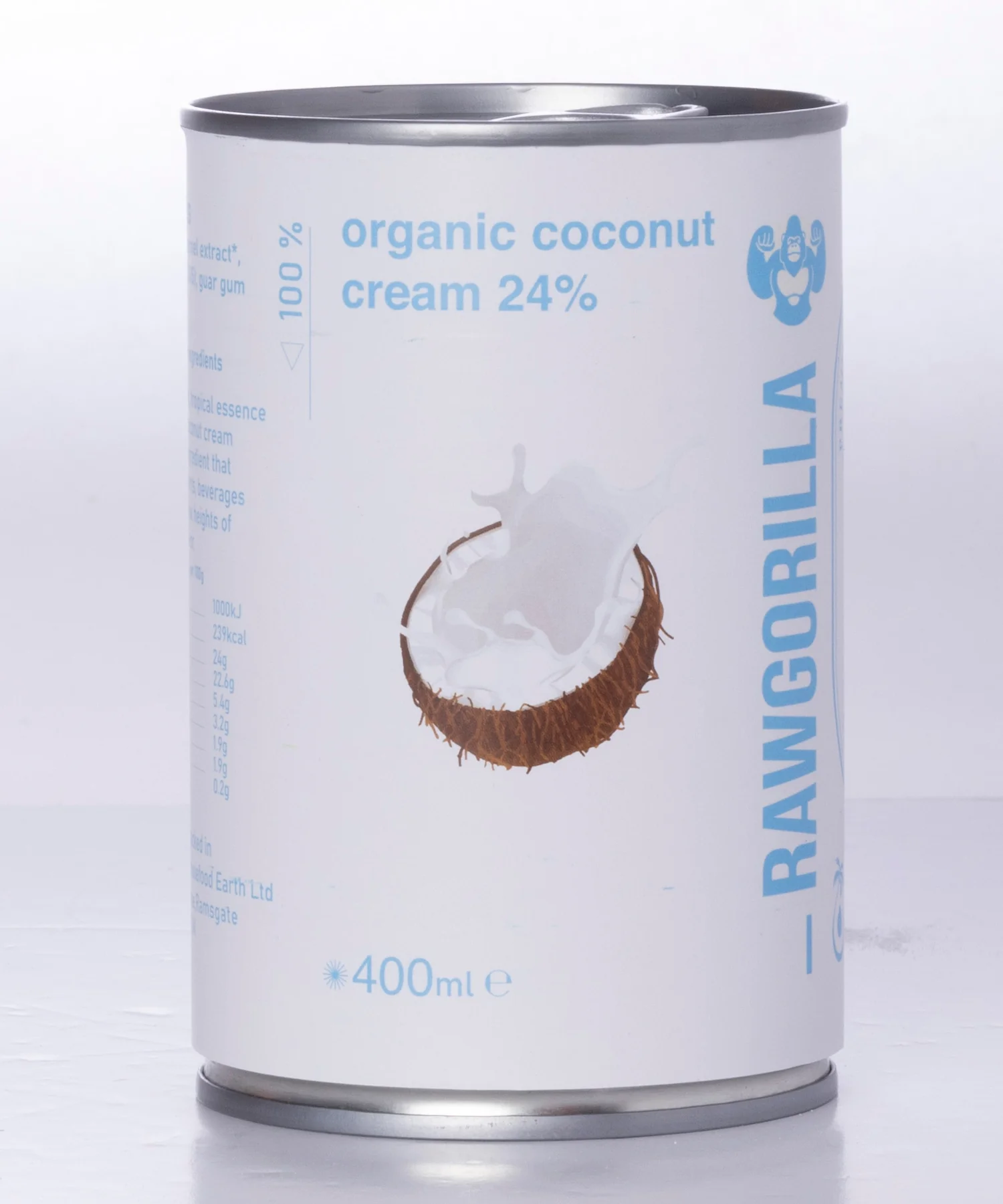 Organic Coconut Cream - 400ml - RAWGORILLA