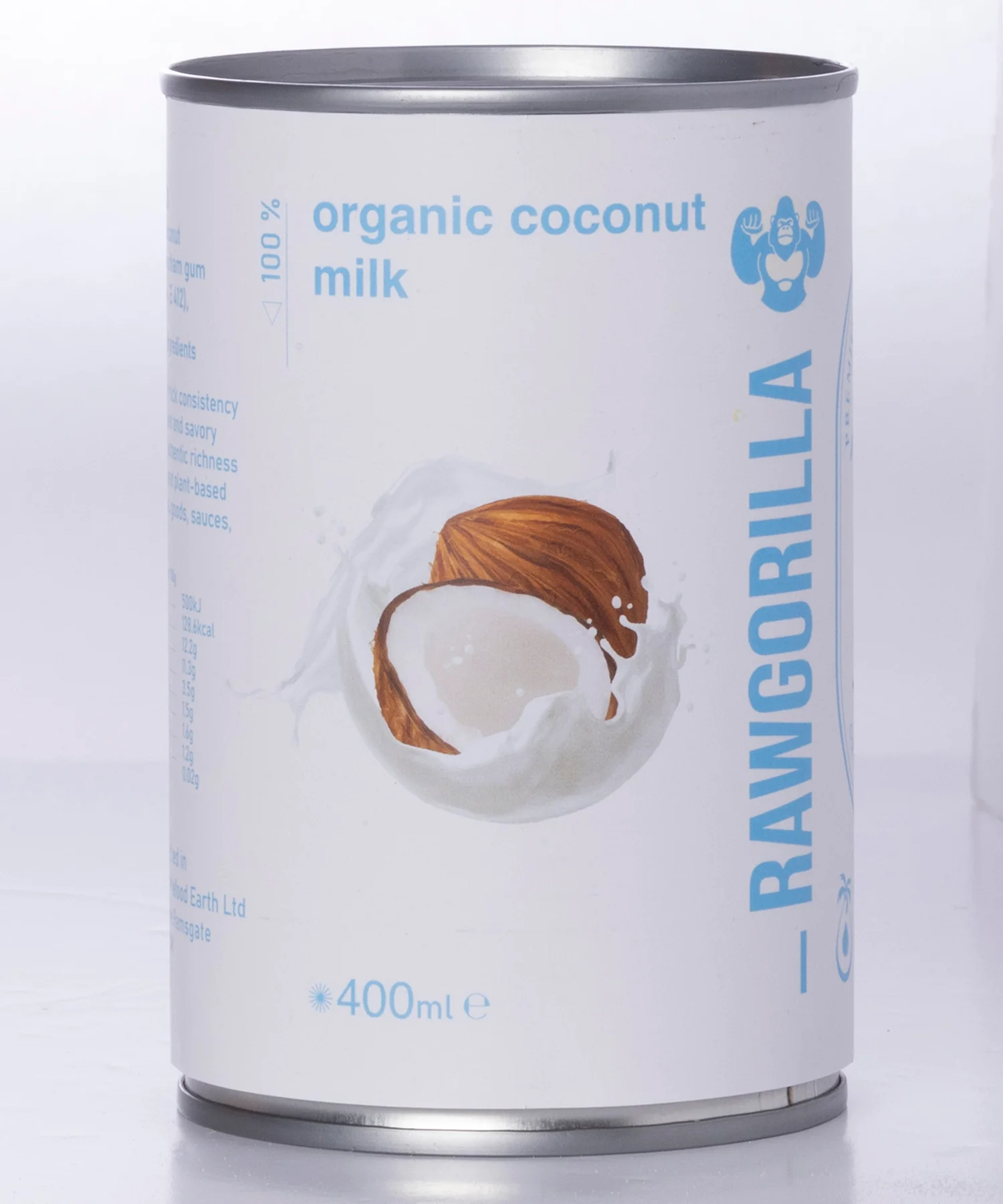 Organic Coconut Milk - 400ml - RAWGORILLA