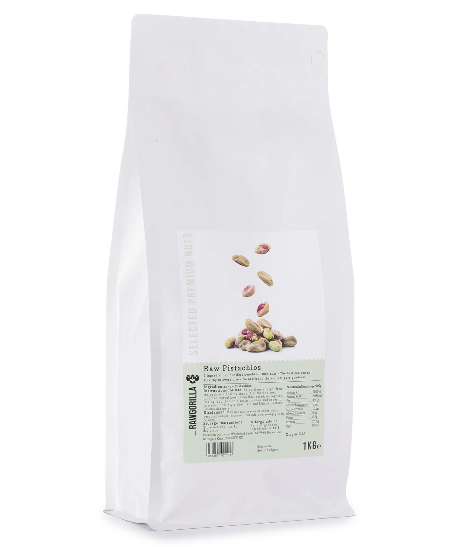 Raw Pistachios - RAWGORILLA